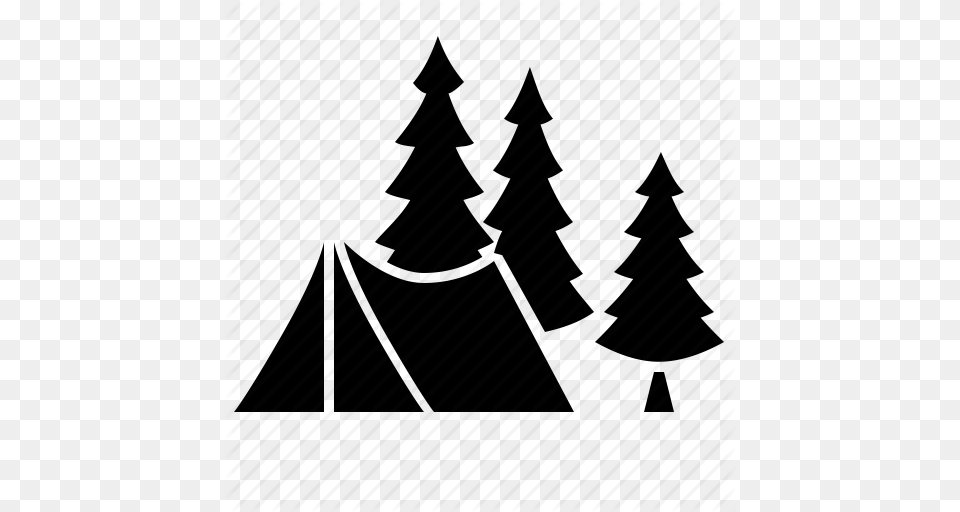 Camping Outdoor Tent Icon, Cone Free Png