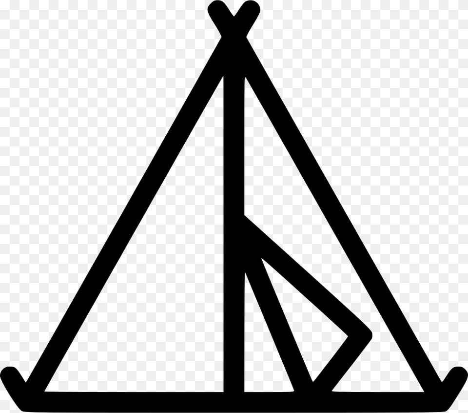 Camping Svg Icon, Triangle, Furniture Free Png