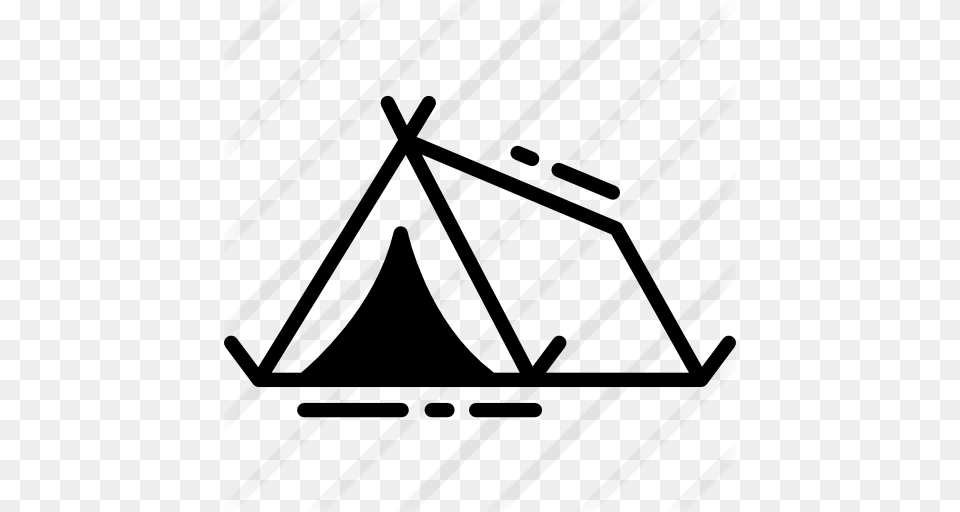 Camping Tent, Gray Free Transparent Png