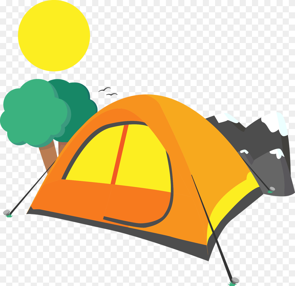 Camping Tent Computer File Cartoon Camping Materials, Leisure Activities, Mountain Tent, Nature, Outdoors Png