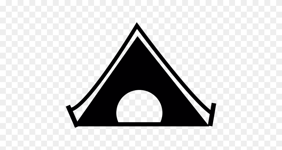 Camping Tent Icon, Triangle, Lighting Png Image