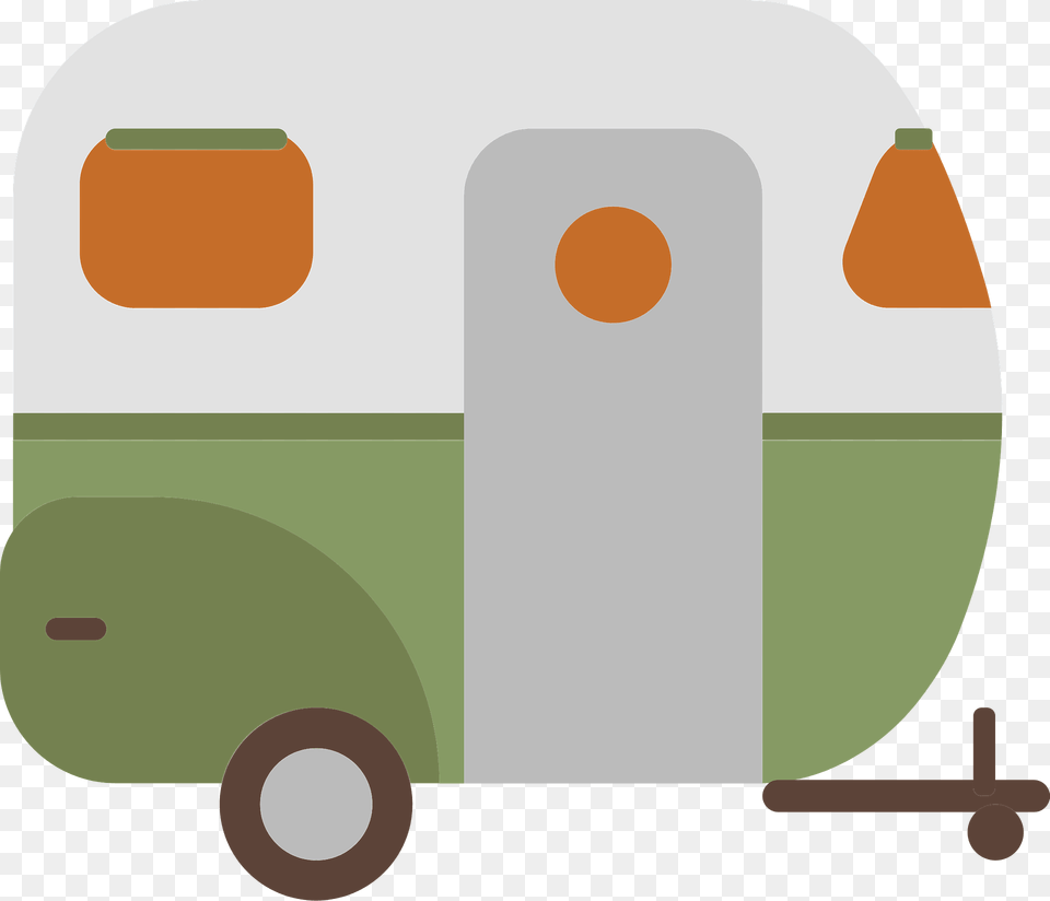 Camping Trailer Clipart, Transportation, Van, Vehicle, Caravan Free Transparent Png