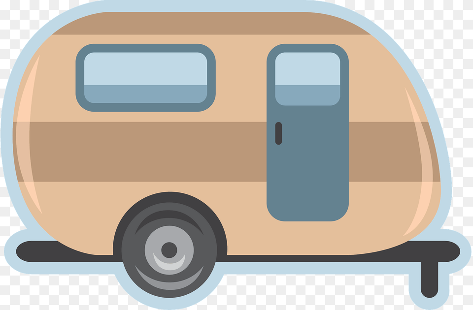 Camping Trailer Clipart, Caravan, Transportation, Van, Vehicle Png