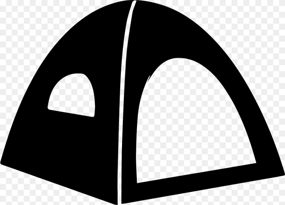 Camping Image Camping, Tent, Stencil Free Transparent Png