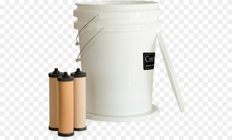 Campsafe Emergency Water System And Water Collection Wood, Bucket, Beverage, Milk, Bottle Png Image