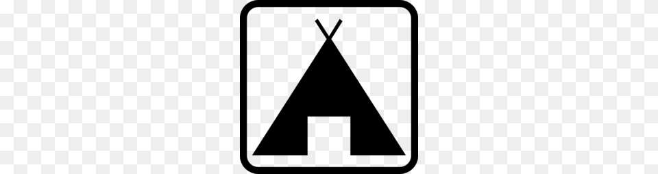 Campsite Clipart, Gray Free Transparent Png