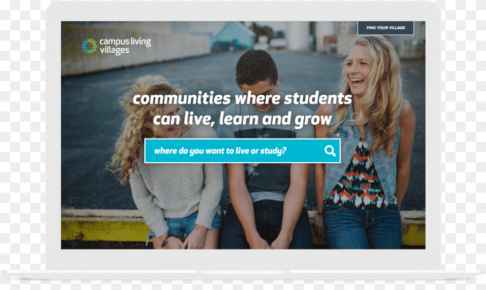 Campus Living Villages Creates Communities For Students Universities Websites Design, Clothing, Pants, Jeans, Adult Free Transparent Png
