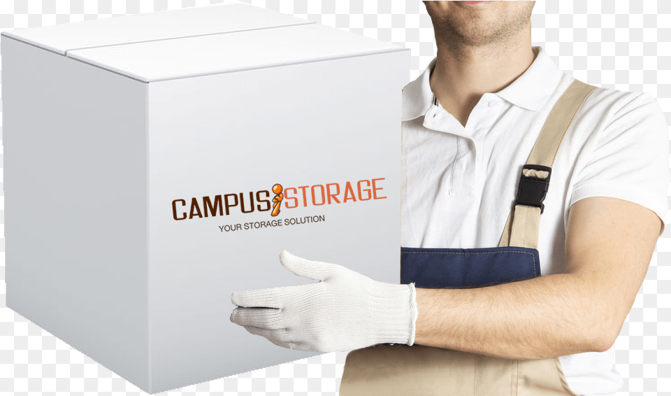 Campus Storage Moving Box, Person, Cardboard, Carton, Clothing Png Image
