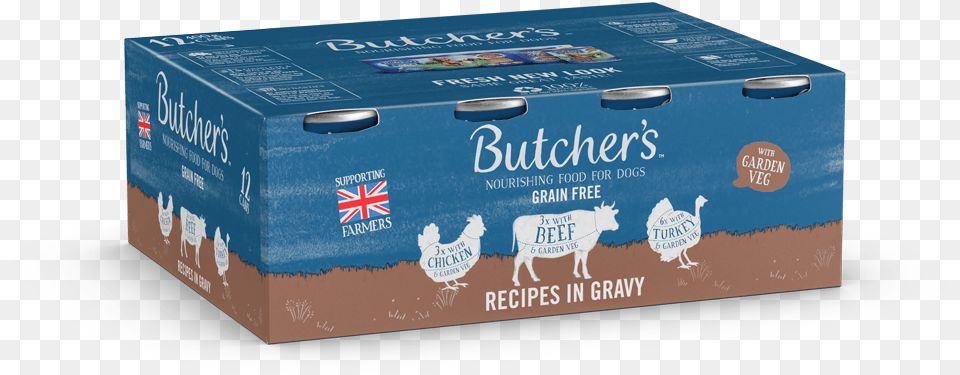Can 12 Pack Meaty Recipes In Gravy, Box, Cardboard, Carton, First Aid Png