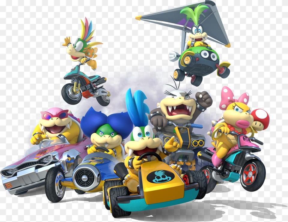 Can Anyone Get The 7 Koopaling Symbol Emblems From Mario Kart 8 Deluxe Koopalings Png Image