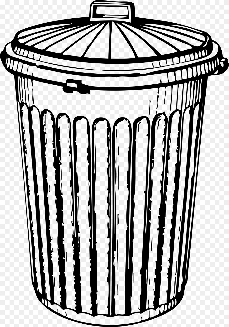 Can At Getdrawings Com Trash Can Clipart, Gray Free Png Download