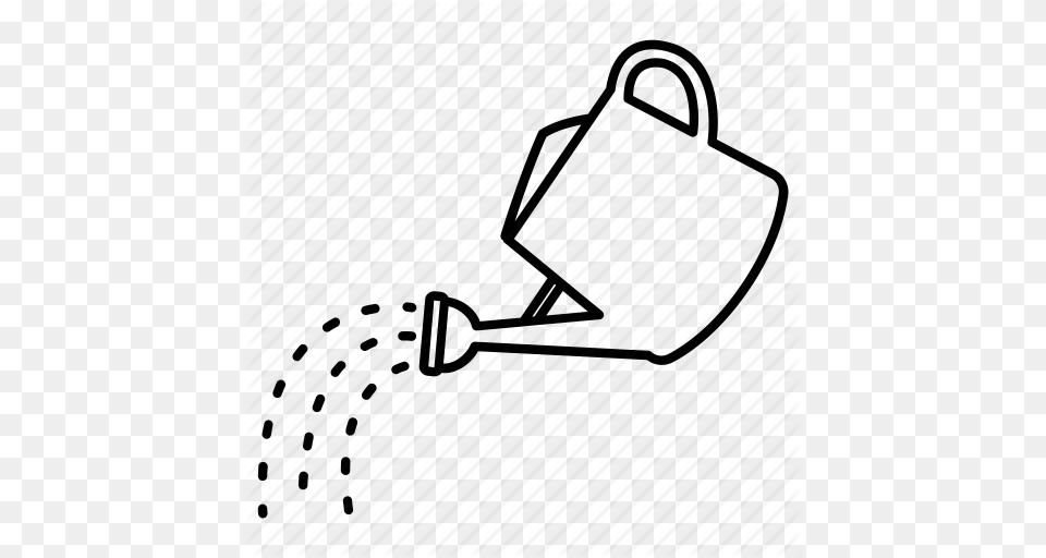 Can Gardening Pot Pouring Sprinkling Water Watering Icon, Lighting, Bag, Accessories, Handbag Png