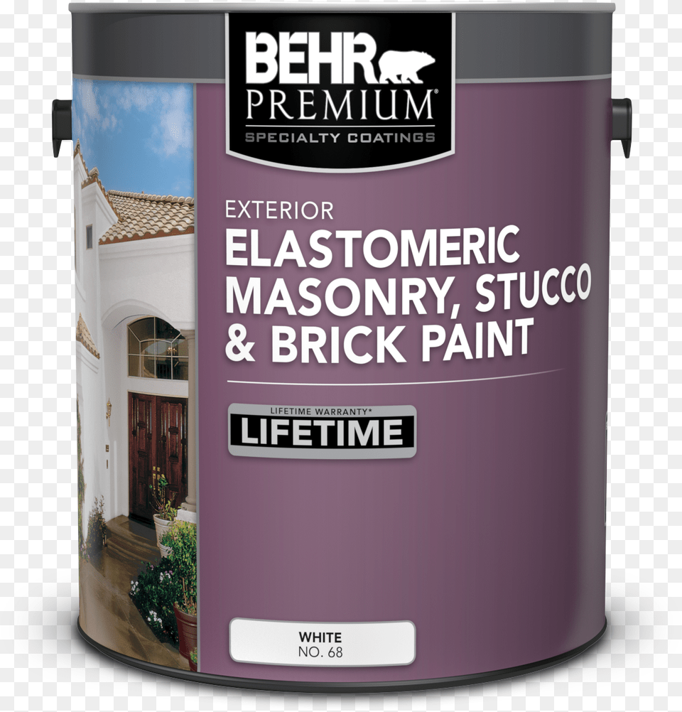 Can Of Behr Elastomeric Masonry Stucco Amp Brick Paint Box, Paint Container Free Png