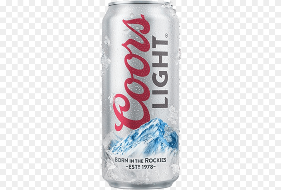 Can Of Coors Light, Tin, Beverage, Coke, Soda Free Transparent Png