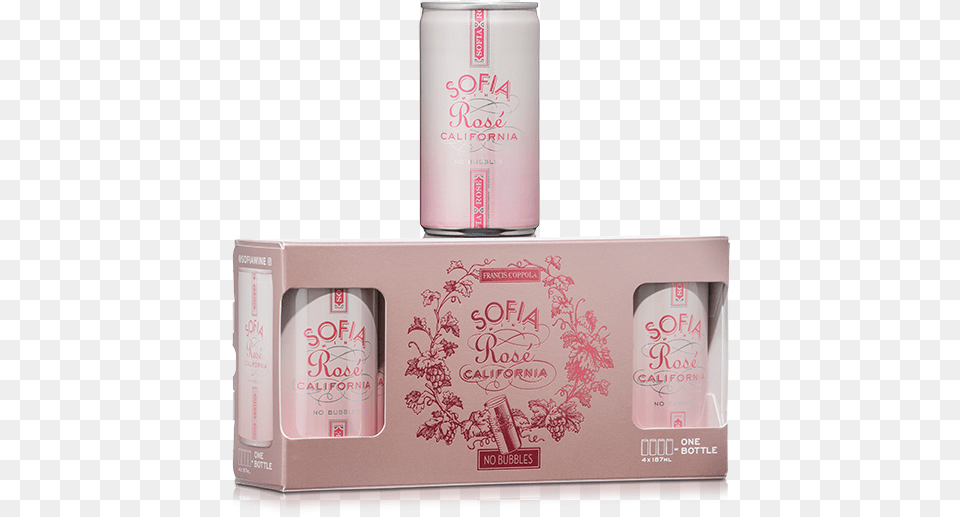 Can Of Sofia Rose Sofia Canned Wine, Bottle, Lotion, Cosmetics Free Png