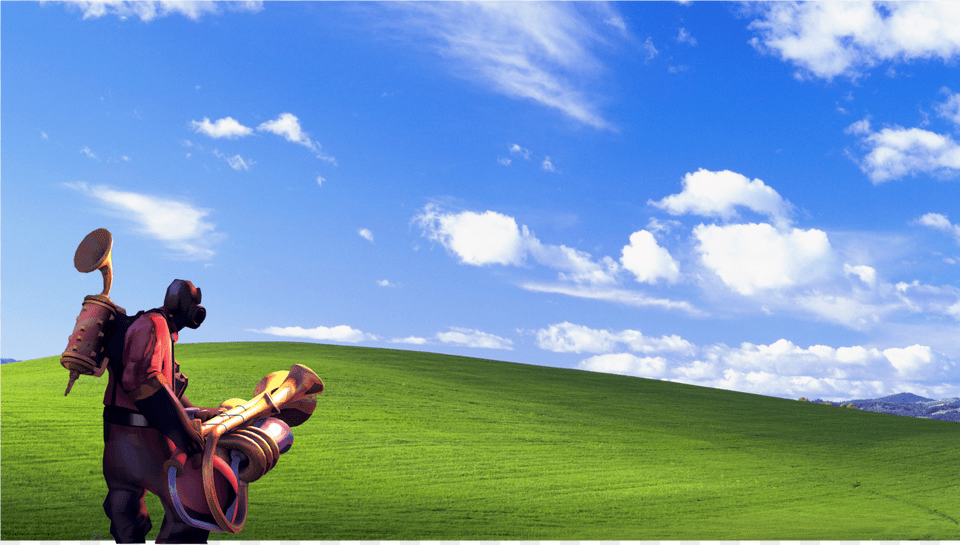 Can Someone Help Me Finsh This Its A Windows Xp Meme, Sky, Plant, Grass, Outdoors Free Png Download