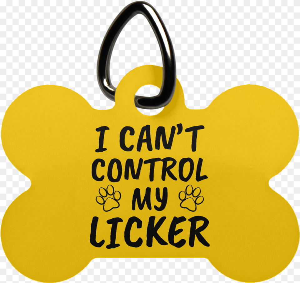 Can T Control My Licker Dog Bone Pet Tag Clipart Love, Accessories, Bag, Handbag Free Png Download