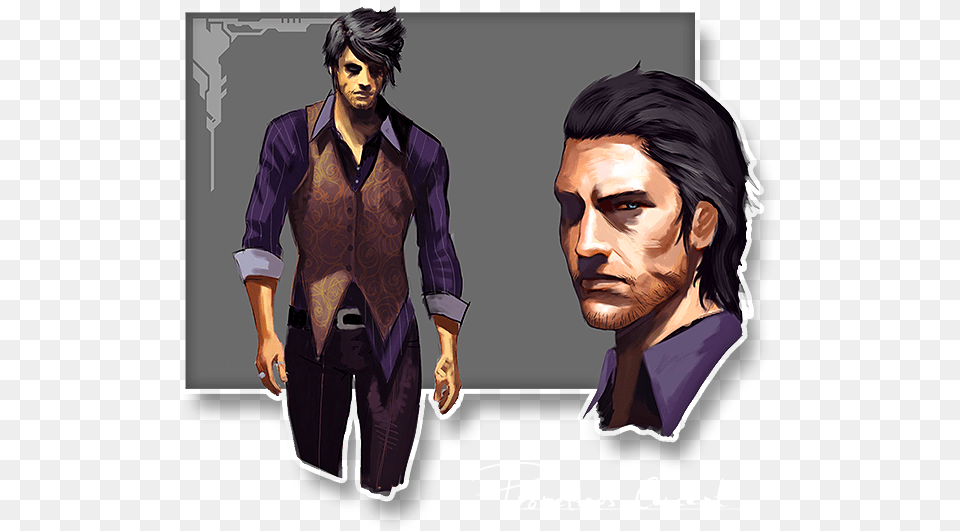 Can Tell A Lot From The Clothing Video Game Characters Human, Vest, Man, Formal Wear, Person Png Image