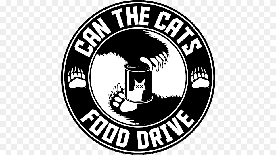 Can The Cats Logo Black Amp White File Blog, Emblem, Symbol, Architecture, Building Free Png Download