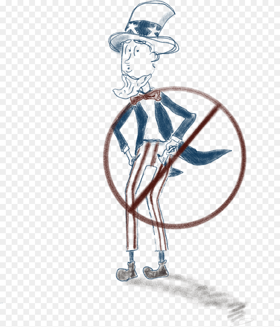 Can The Government Run Out Of Money Sketch, Clothing, Hat, Person Free Png