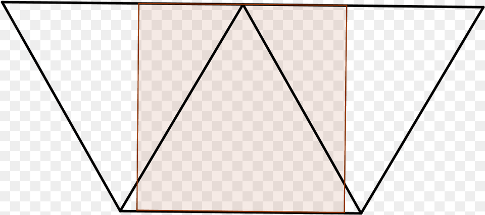 Can Three Equilateral Triangles With Sidelength S Triangle Free Png Download