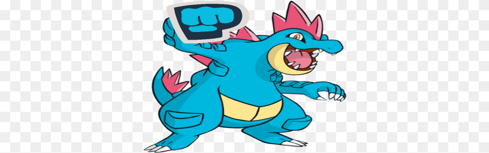 Can We Give Feraligatr Credit For Doing The Brofist Best Pokemon Impergator, Baby, Person, Book, Comics Free Png Download