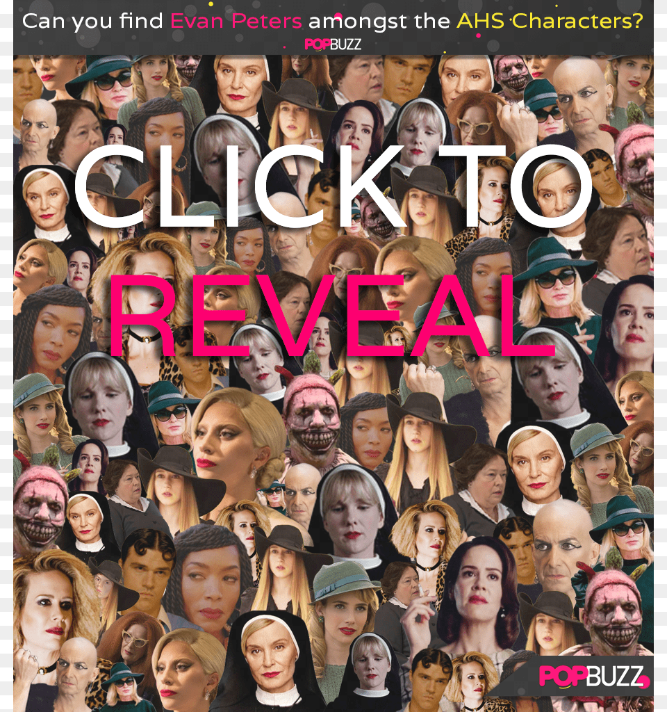 Can You Find Evan Peters Hidden Amongst These Quotamerican Popbuzz, Adult, Person, Female, Collage Free Png Download