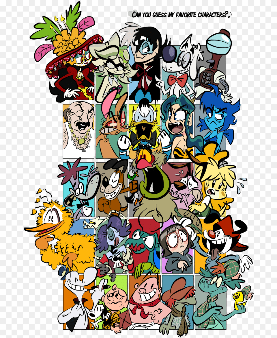 Can You Guess My Favorite Characters, Book, Comics, Publication, Art Free Transparent Png