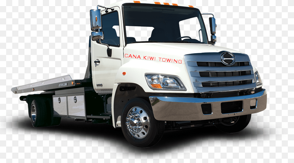 Cana Kiwi Truck Hino, Machine, Wheel, Tow Truck, Transportation Png Image