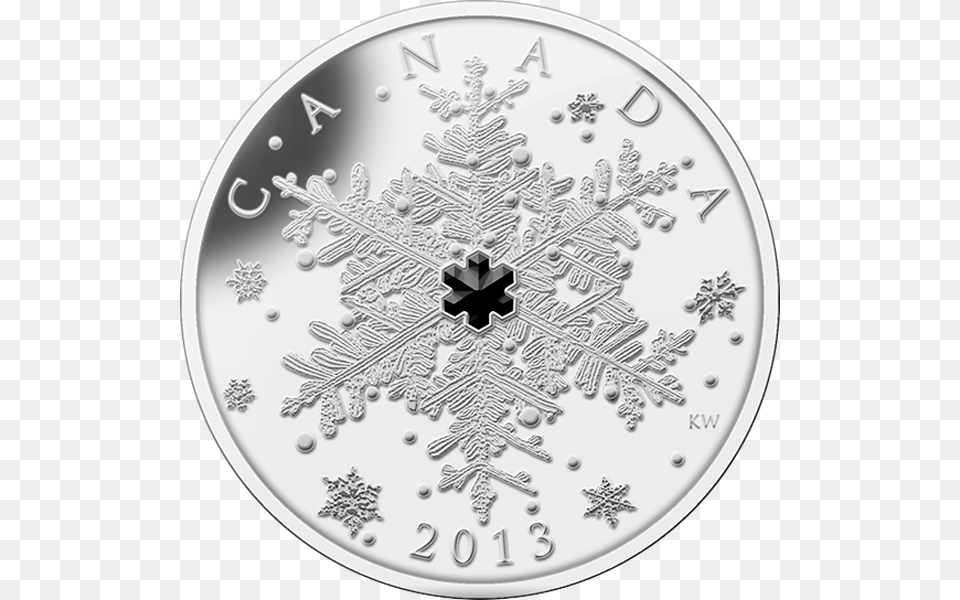 Canada 2013 20 Winter Snowflake Silver Proof Coin Silver Coin, Nature, Outdoors, Snow, Qr Code Png