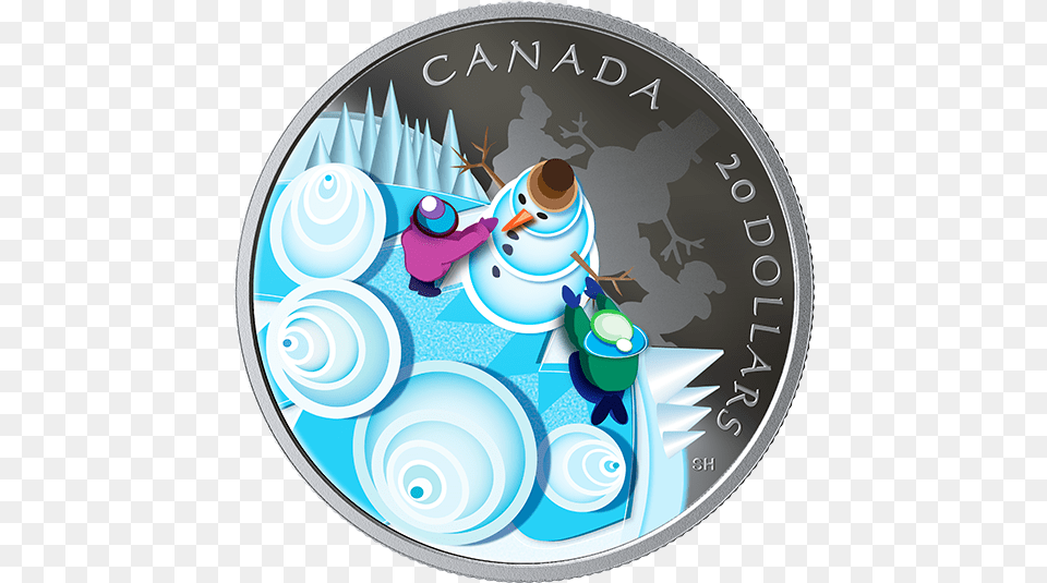 Canada Cherry Blossoms Coin, Outdoors, Disk, Nature, Money Free Png