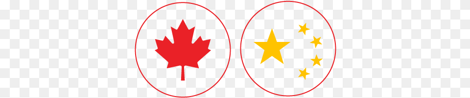 Canada China Bilateral Relations Canada Flag, Leaf, Plant, Star Symbol, Symbol Free Png