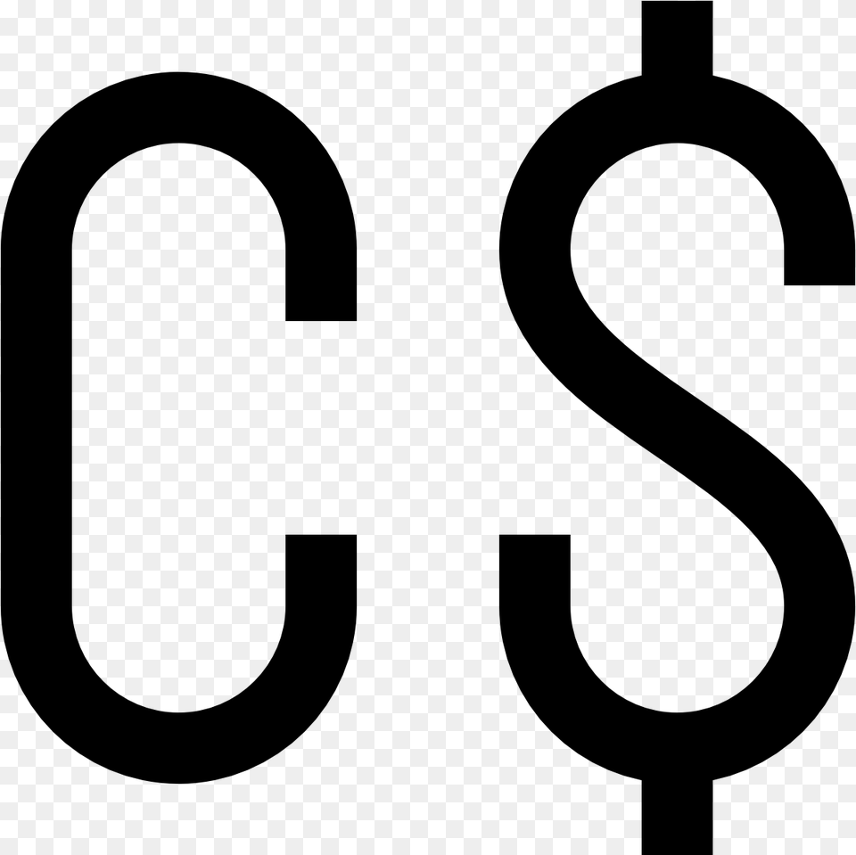 Canada Currency Symbol, Gray Free Transparent Png