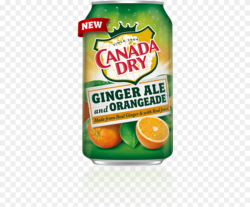 Canada Dry Ginger Ale And Orangeade Canada Dry, Citrus Fruit, Food, Fruit, Orange Png Image