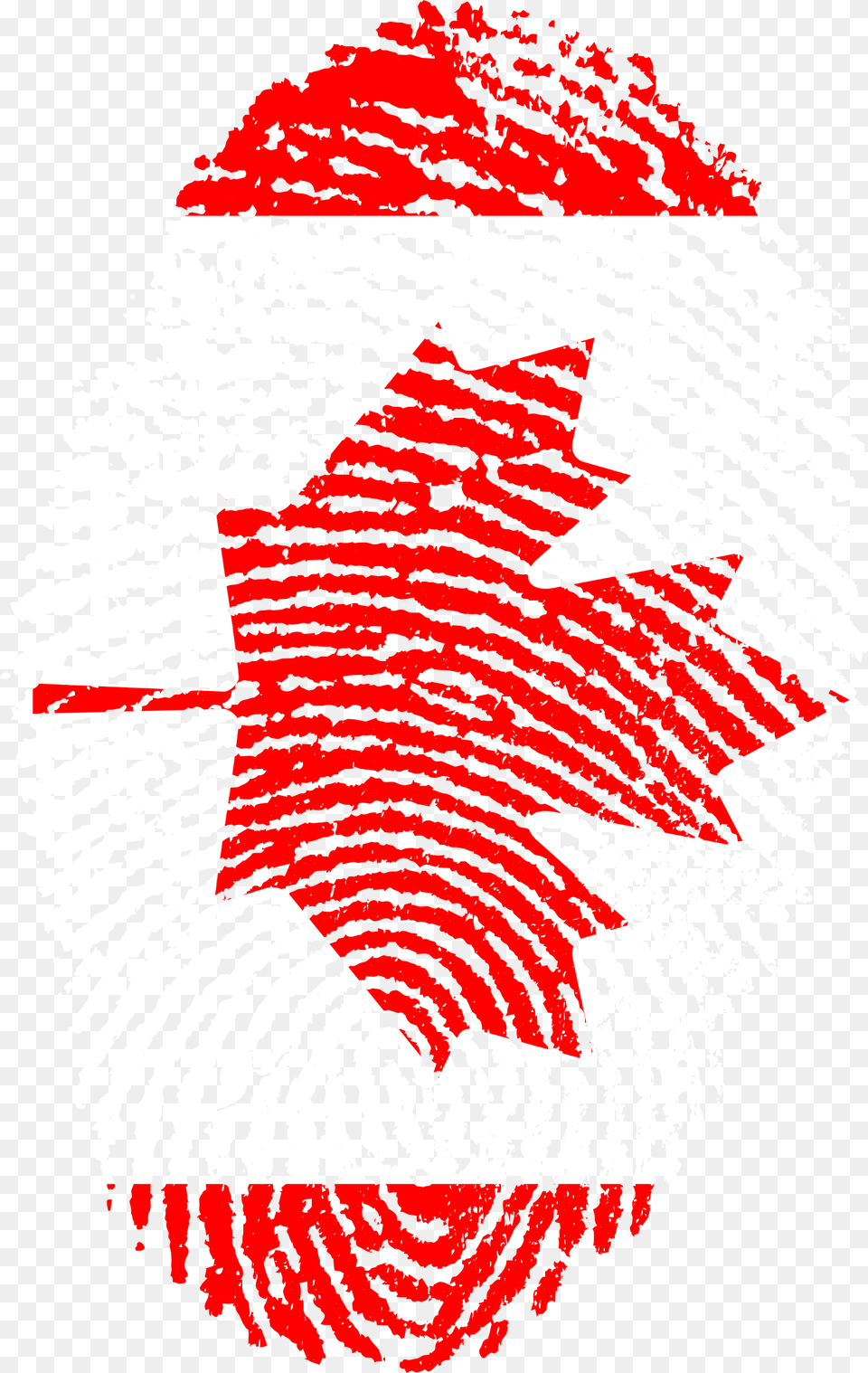 Canada Flag Fingerprint Country Indonesia Flag Fingerprint, Leaf, Plant, Home Decor, Logo Png