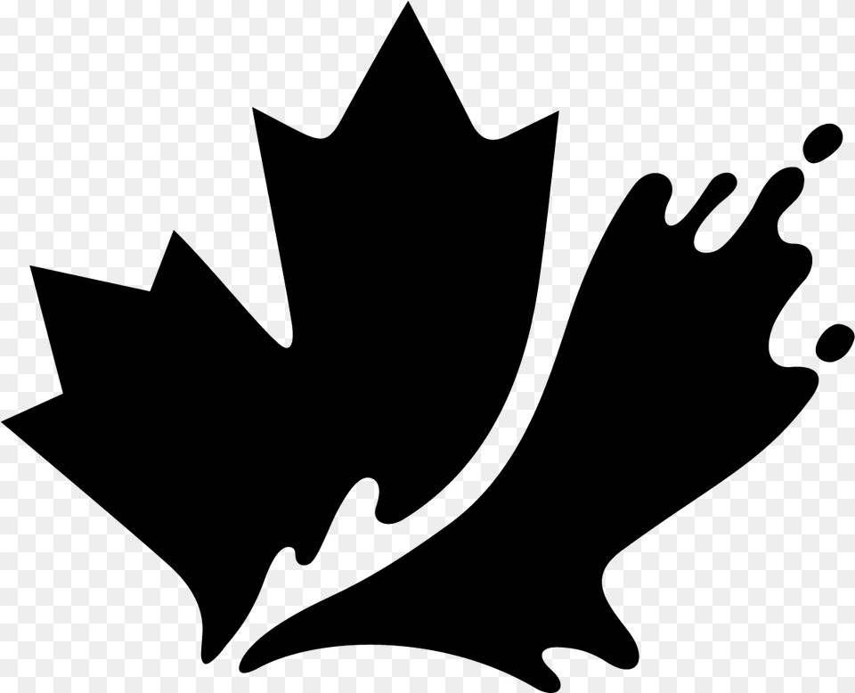 Canada Flag Flag, Gray Free Png