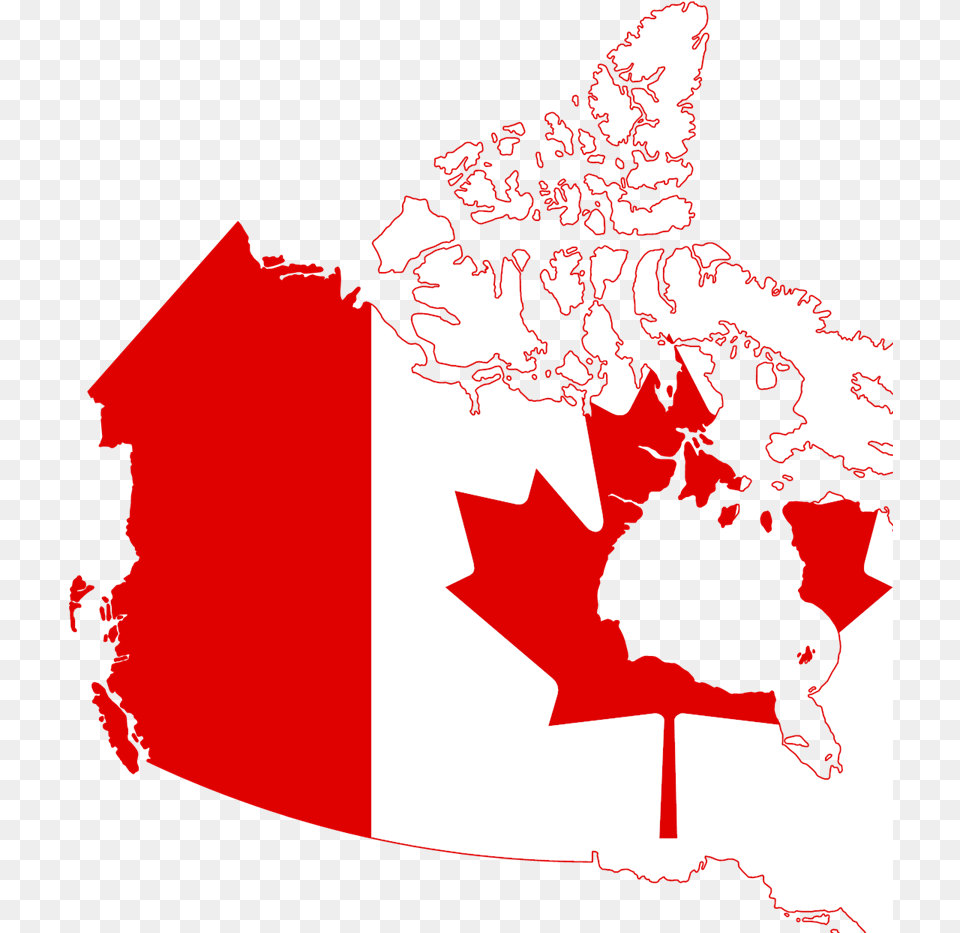 Canada Flag Map Vector, Leaf, Plant, Adult, Female Free Png