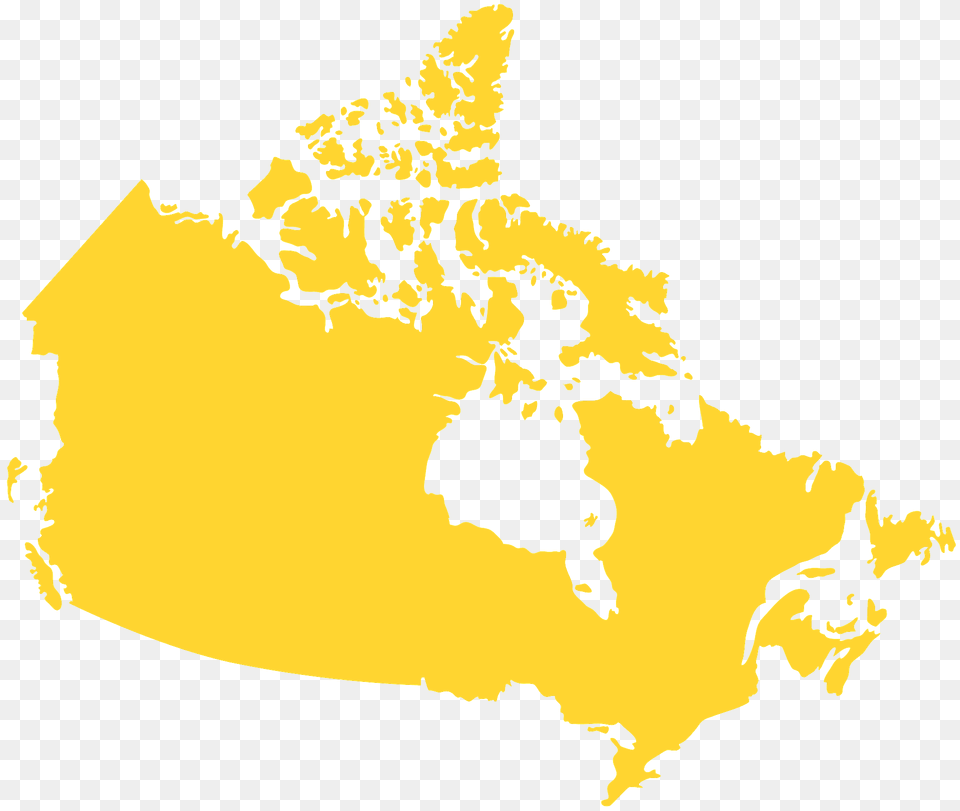 Canada Map Silhouette, Water, Sea, Plot, Outdoors Free Png Download