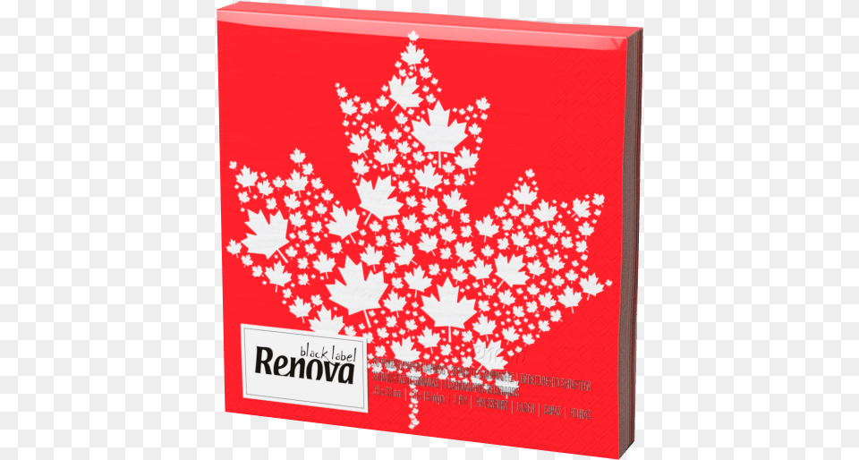Canada Maple Leaf Festive Napkins Luxusn Ubrousky Oranov, Nature, Outdoors, Plant, Snow Free Png Download