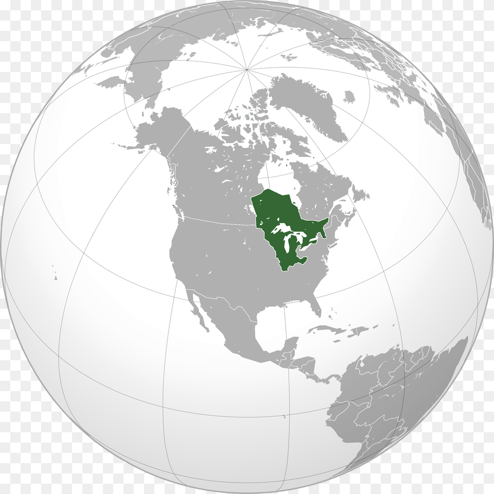 Canada On Global Map, Astronomy, Outer Space, Planet, Globe Free Transparent Png
