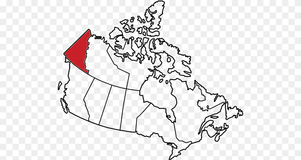 Canada Provinces Map Yt Free Transparent Png