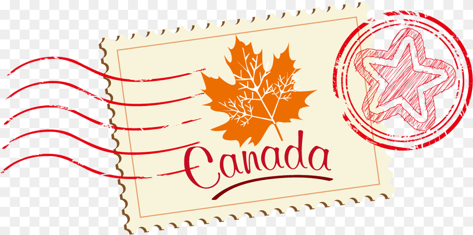 Canada Stamp, Leaf, Plant, Postage Stamp Png
