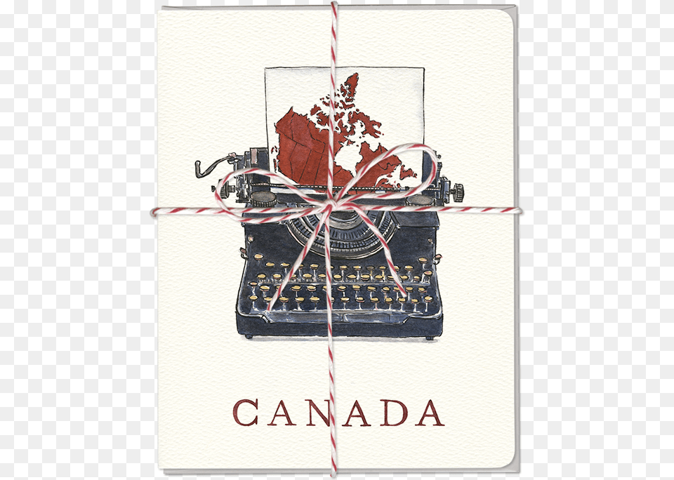 Canada Typewriter Card Sail Png