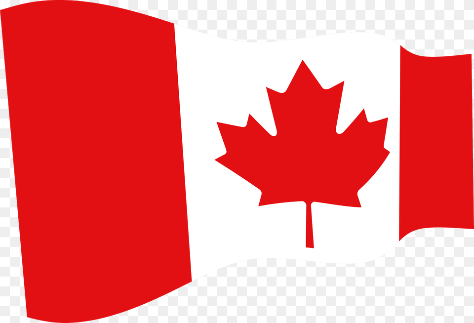 Canada Wavy Flag Clipart, Leaf, Plant Png