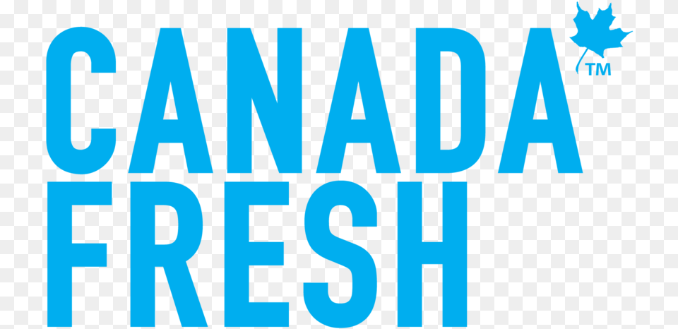 Canadafresh Logo Cyan Graphic Design, Text Png Image