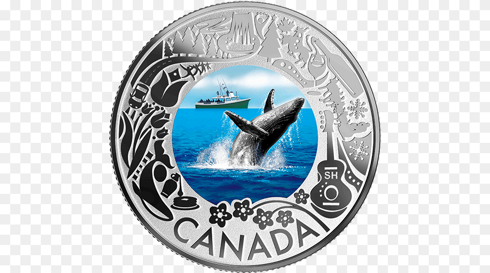 Canadian 3 Dollar Coin, Animal, Fish, Sea Life, Shark Free Png