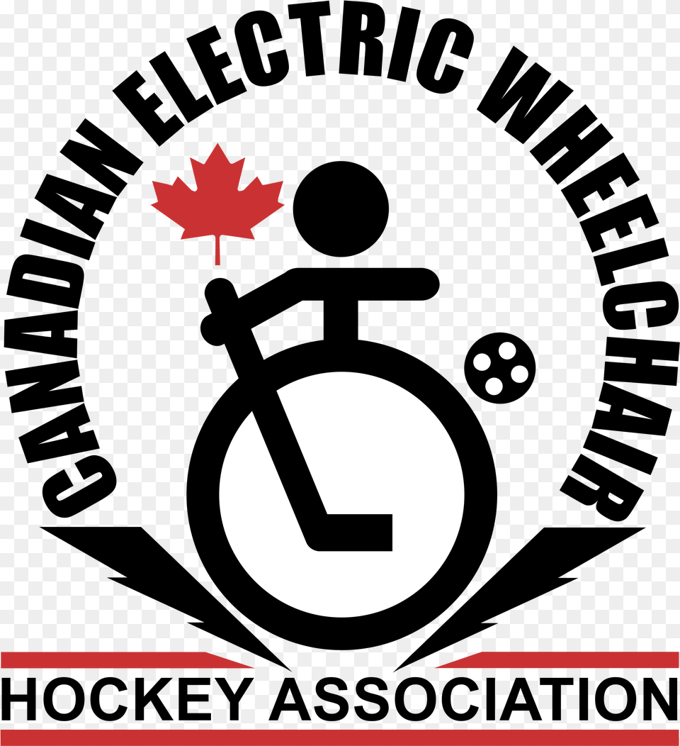 Canadian Electric Wheelchair Hockey Association Logo Canadian Electric Wheelchair Hockey Association, Leaf, Plant Png Image