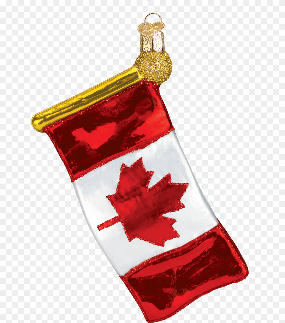 Canadian Flag Canada Flag, Stocking, Hosiery, Clothing, Christmas Free Transparent Png