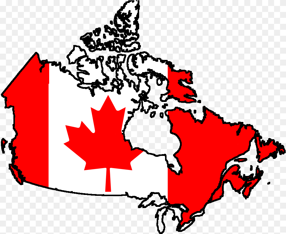 Canadian Flag On Canada, Leaf, Plant, Maple Leaf, Adult Free Transparent Png