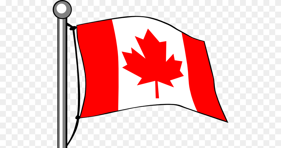 Canadian Flag On Pole Clip Art, Leaf, Plant, First Aid Png